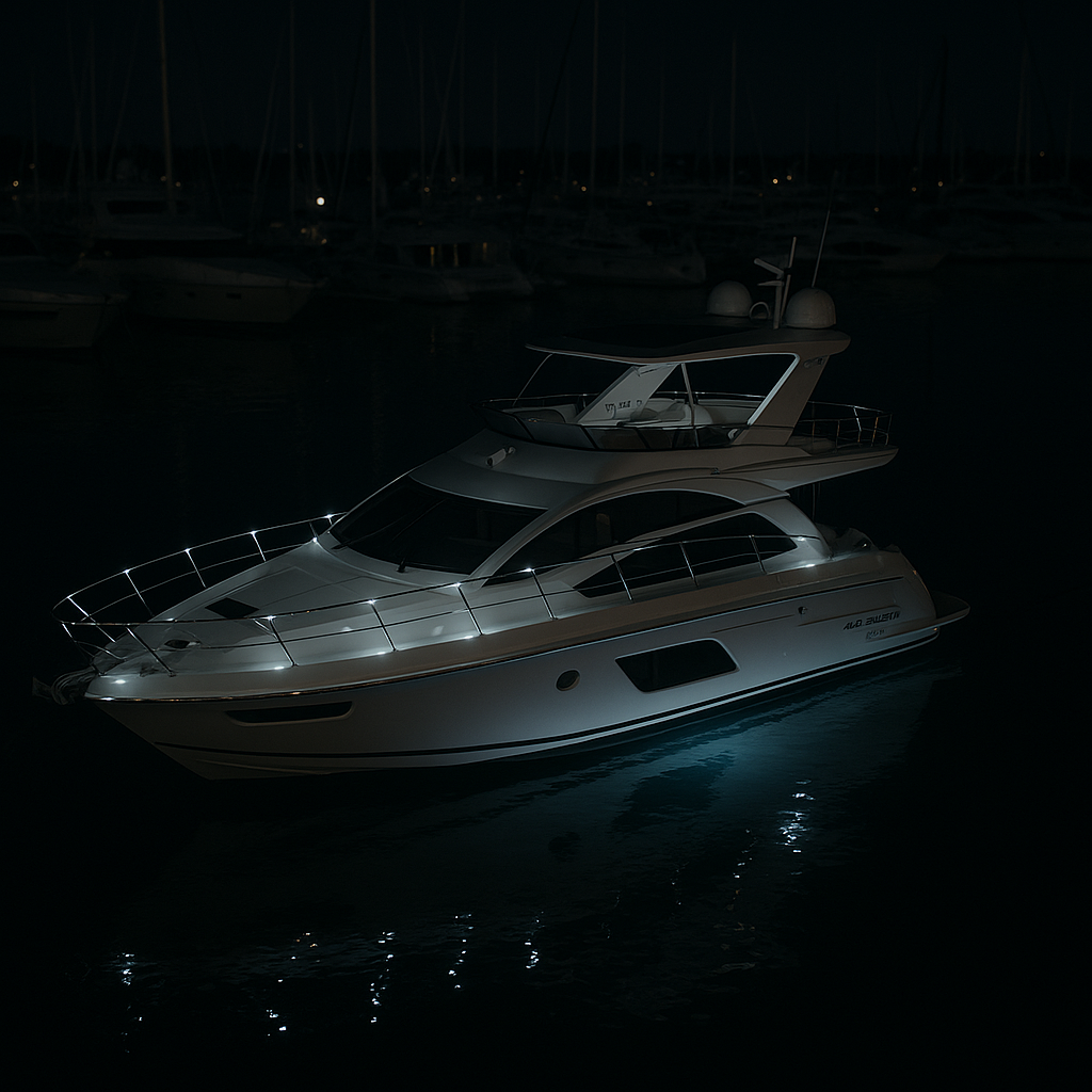Ecstasea Solar Railing Light in action